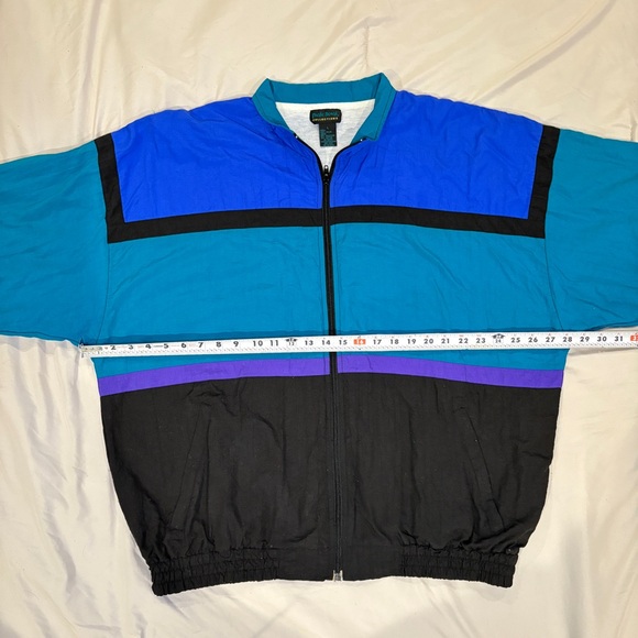 Vintage Colorblock Windbreaker Jacket - Picture 4 of 5